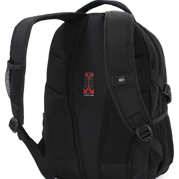 SwissGear Black and Gray Backpack with Durable Water-Resistant Design - Picture 3 of 7